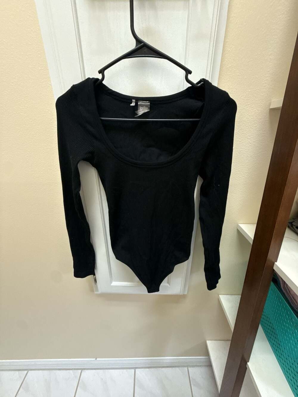 Sunday Best Sinch Seamless Ribbed Long Sleeve Scoop Neck Bodysuit